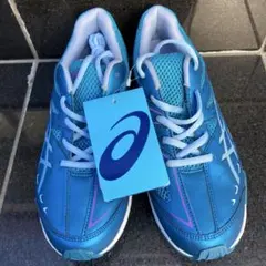 ASICS 青 スニーカー