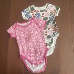 【マリメッココラボ】ユニクロ　ロンパース・カバーオール 2枚セット