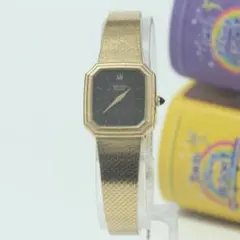 稼働品 オールドセイコー エクセリーヌ ゴールド 腕時計 新品電池 希少!