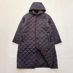 FRAMeWORK 【LAVENHAM】 別注 フードキルティングコート 茶