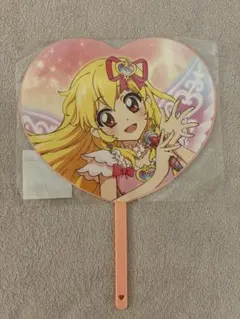 アイカツ！ 星宮いちご ハート型うちわ、クリアファイル - メルカリ