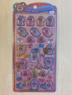 うるちゅるポップシール　おぱんちゅうさぎ