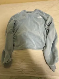 ノースフェイス トレーナーショート丈 Mサイズ スウェット ブルー