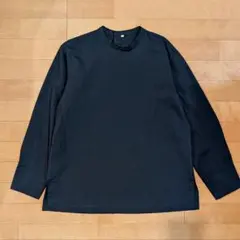 未使用　無印良品　婦人　乾きやすい　ブロード長袖ブラウス婦人Ｍ　黒