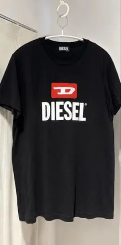 DIESEL ディーゼル ロゴ刺繍 Tシャツ ブラックのサムネイル