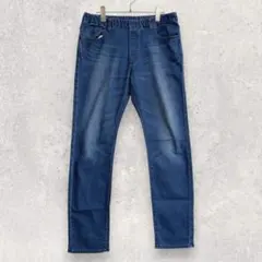ユニクロ EZY ジーンズ M ブルー デニムパンツ ストレッチ メンズ