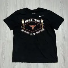 NIKE カレッジTシャツ テキサス大学 フットボール カレッジロゴ ブラック
