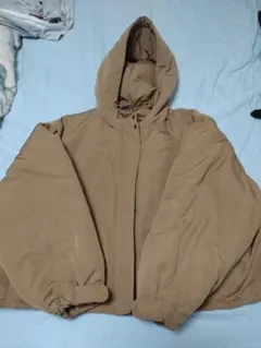 INGNI ベージュ フード付き マウンテンパーカー
