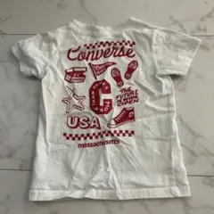 Converse キッズ 半袖Tシャツ ホワイト 100cmのサムネイル