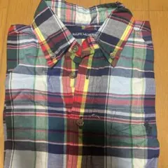 Ralph Lauren チェック柄ポロシャツ 110半袖