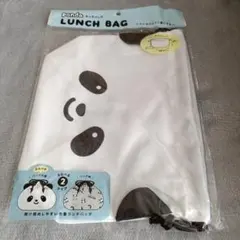 【新品未使用】パンダ　ランチバッグ　①