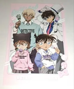 名探偵コナン コナン 灰原 キッド 安室 ポストカード ロリポップ