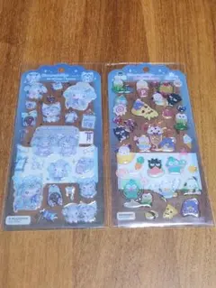 【正規品】ドロップジェリーシール　はぴだんぶい　マイメロ&クロミ　二枚セット