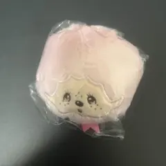 モンチッチ フェイスぬいぐるみ　パステルタイプ　ピンク