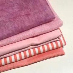 ピンク系 2way ストレッチ 布地セット