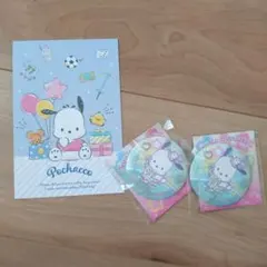 サンリオ ポチャッコ まとめ売り ポストカード&缶ミラー(非売品)×2