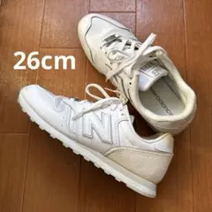 New Balance ML373PB2 ホワイトスニーカー　26cm