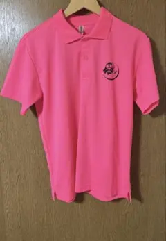 ドンキ ドン・キホーテ ヒロインメイク 制服 ポロシャツ Lサイズ 蛍光ピンク