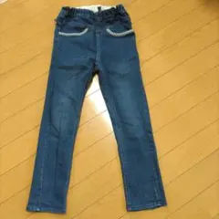 120 数回着用のみデニム風長ズボン