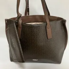 guess ゲス トートバッグ モノグラム A4 ポーチ付のサムネイル