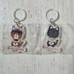 はま寿司　コラボ　ラーメン赤猫　サブ　文蔵　めじるしアクセサリー