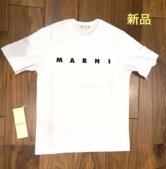 ももたま様専用MARNI ロゴプリント スクリブル 半袖Tシャツ ホワイト