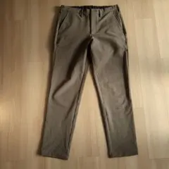 防風裏起毛ストレッチテーパードパンツ　無印良品