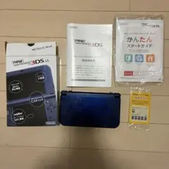 new Nintendo 3DS LL Metallic Blue 本体