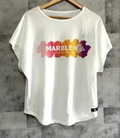 新品　MARBLE マーブル　トップス　Tシャツ　フィットネスウェア ホワイトのサムネイル