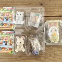 シルバニア 赤ちゃん工作だいすきシリーズ　赤ちゃんカラフルうさぎコスチューム