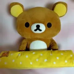 リラックマ ぬいぐるみ 水玉クッション　リラックマ　PCクッション　中古品