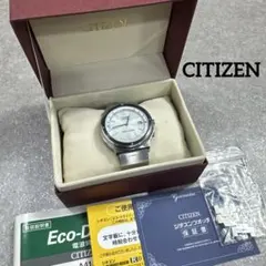 CITIZEN Eco-Drive A412 メンズ アナログ 腕時計 デイト