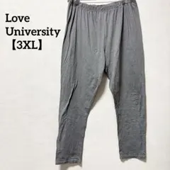 ★大きいサイズ 【美品】　グレー 【3XL】レギンス スパッツ 一点物