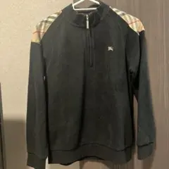 美品♡BURBERRY LONDONブラック ジップアップセーター 150A