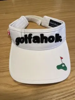 Jack Bunny!! golfaholic バイザー ホワイト FR