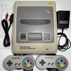 No.565【メンテ清掃品】スーパーファミコン SFC 本体セット スーファミ