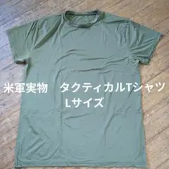 米軍実物　美品　タクティカル　ドライ　Tシャツ　Lサイズ オリーブドラブのサムネイル