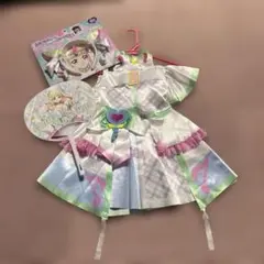 キュアズキューン　アイドルプリキュア コスチューム 3点セット　バッチ付き
