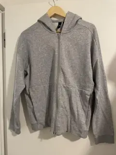 adidasグレー パーカーセットアップ