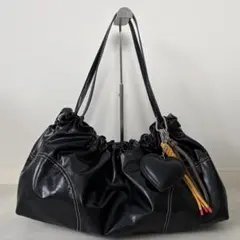 ZARA ギャザーチャーム付きトートバッグ - メルカリ
