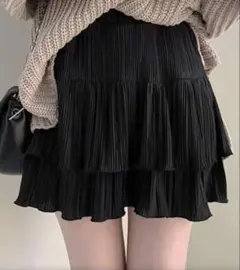 SHEIN ブラック ミニスカート 13772368