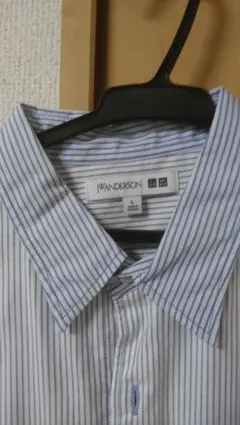 JWアンダーソン ×ユニクロストライプ 長袖シャツ Mサイズ