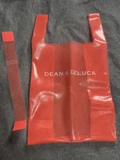 DEAN & DELUCA ビニールトートバッグ オレンジ
