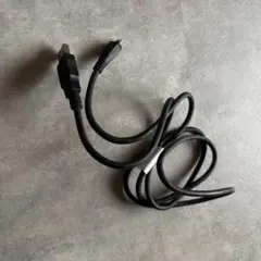 USB A - Mini B (ミニB)ケーブル（1m・ブラック）