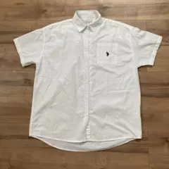 U.S. POLO ASSN. 半袖シャツ ホワイト F