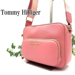 Tommy Hilfiger ピンク カメラバッグ 斜め掛け ショルダーバッグのサムネイル