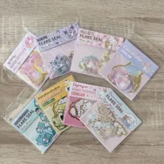 【新品】サンリオ　フレークシール　8点セット　100均　シナモ　マイメロ　クロミ