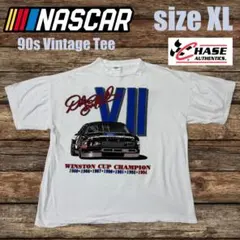 90s US古着 NASCAR デイル・アーンハート 7冠記念 Tシャツ XL