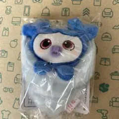 TWICE LOVELYS おくるみマスコット ツウィ ぬいぐるみ 青 ブルー