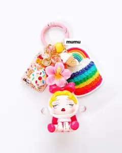 スカルパンダ じゃらじゃらキーホルダー